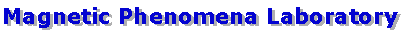 Magnetic Phenomena Laboratory